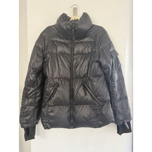 S13 NYC Women’s Black Down Feather Insulated Winter Puffer Jacket